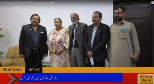 President JKAAH visits Jamia Karachi